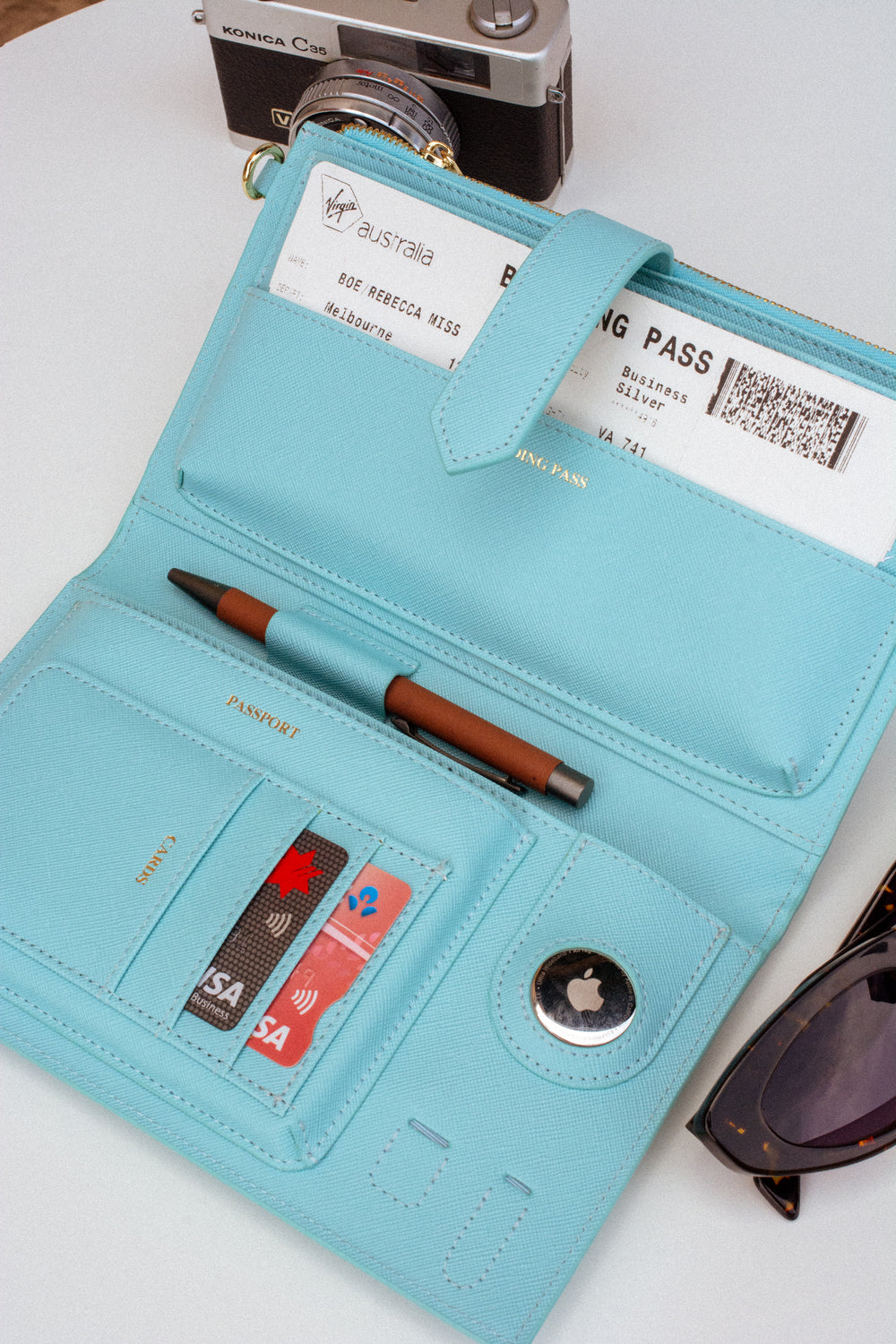 Rio Travel Wallet - Black | Rio Avenue